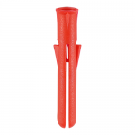 Premium red plastic plugs (1000)
