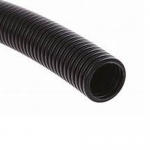Round PVC conduit - Black, 25mm, Flexible (sold per M)