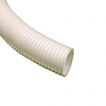 Round PVC conduit - White, 25mm, Flexible (sold per M)