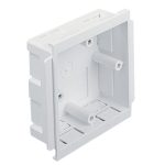 Skirting and dado trunking outlet boxes - 1 gang box
