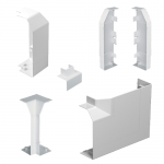 Skirting trunking accessories profile 2 - Angled MMT2 adaptor