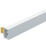 White PVC trunking (3M lengths) - 10x8mm self adhesive