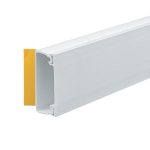 White PVC trunking (3M lengths) - 38x16mm self adhesive