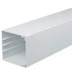 White PVC trunking (3M lengths) - 100x100mm