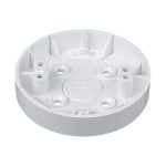 White PVC mini trunking accessories - 16x16mm, Ceiling rose adaptor