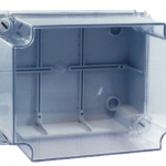 200x155x140mm IP67 enclosure with clear lid