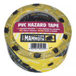 Yellow & black hazard tape