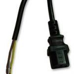2m bare end lead with C13 connector (IEC lead)