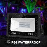 15w. LED UV floodlight
