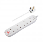 4 gang 2 metre surge protected extension