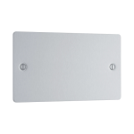 2 gang blank plate flatplate stainless steel
