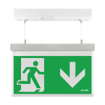 2w LED Vanex emergency suspended exit sign - arrow down