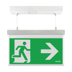 2w LED Vanex emergency suspended exit sign - arrow left/right